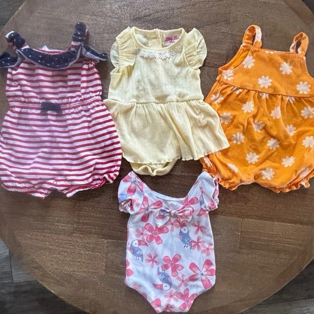 Baby‎ Girl Summer Clothing Bundle Size 0-3 Months
